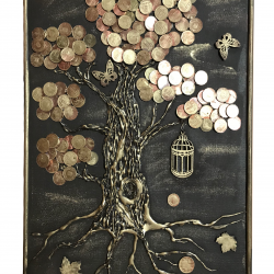 Tablou - 'Copacul cu bani', 40x30 cm
