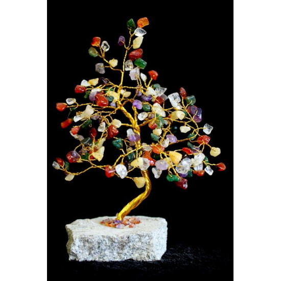 Copac pietre semipretioase - Multi-gem, 16 cm,  160 p.