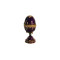 Ou "Faberge" din metal - mov, 11,5 cm