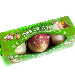 Set bombe de baie - Cocktail Pina Colada