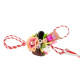 Martisor handmade brosa cu cristale Swarovski