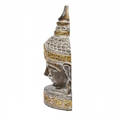 Cap Buddha pe suport, maro vintage - gold, 50 cm