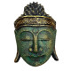 Cap Buddha, verde - gold antique, 25 cm