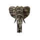 Cap elefant decor - gri/maro, 30 cm