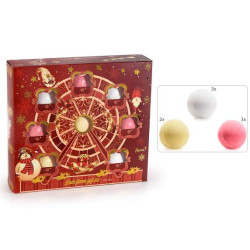 Cutie cadou "Christmas Park" -  8 bombe de baie, 20 cm