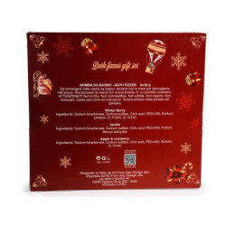 Cutie cadou "Christmas Park" -  8 bombe de baie, 20 cm