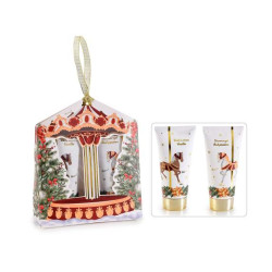 Cutie cadou "Christmas Park" - 2 produse ingrijire corp, 17 cm