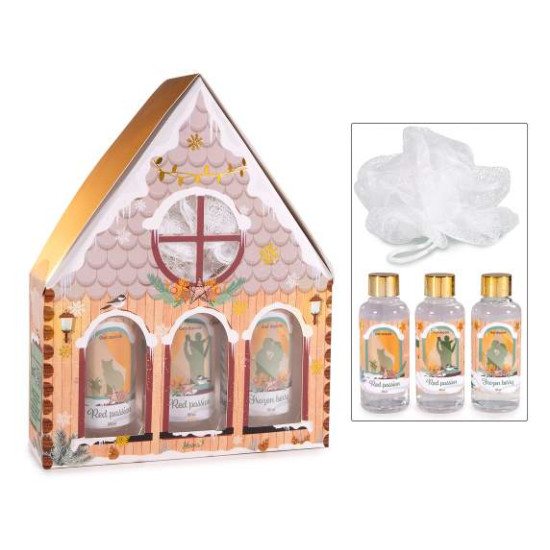 Cutie cadou "Winter Village", 4 produse ingrijire corp