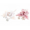 Decoratiune brad Craciun floare trandafir, 10 cm, 1 buc.