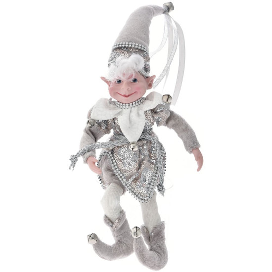 Decoratiune elf din plus "Joker", 30 cm