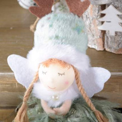 Decoratiune pentru brad ingeras, 28 cm