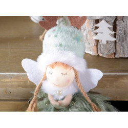 Decoratiune pentru brad ingeras, 28 cm