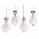 Decoratiune pentru brad ingeras, 12 cm