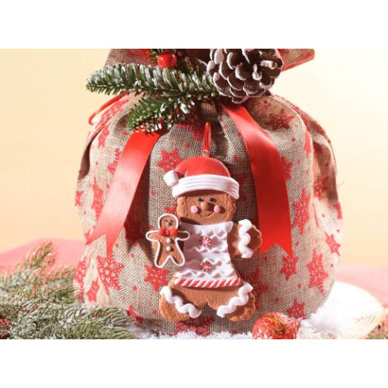 Decoratiune pentru brad "Turta dulce", 13 cm - 1 buc 
