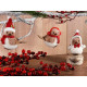 Bufnita decorativa pentru brad, 12 cm