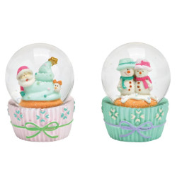 Glob de zapada - snowman, 6 cm