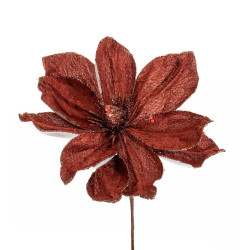 Decoratiune brad Craciun - magnolie, 20 cm
