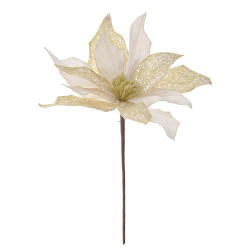 Decoratiune brad Craciun - poinsettia, 30 cm