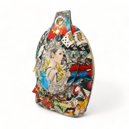 Rucsac din piele naturala, 32 cm