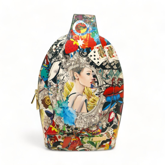 Rucsac din piele naturala, 32 cm