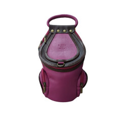 Rucsac roz din piele