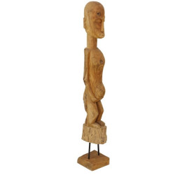 Sculptura din lemn cu metal, 110 cm