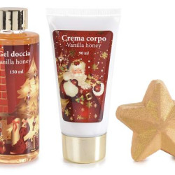 Cutie cadou "Christmas Village" - 3 produse ingrijjire corp, 23 cm