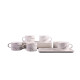 Set cesti cafea / ceai, ceramica fina, 24 cm
