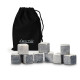 Set 2 pahare de whisky "Moods" si pietre de racire in carcasa "Elegance", 36 cm