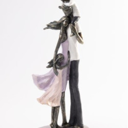 Statueta "Familia fericita", 35 cm