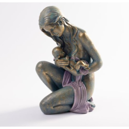 Statueta "Mama si copilul", 26 cm